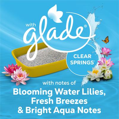 Show full view: Tidy Cats Glade Clear Springs Scented Clumping Cat Litter, 20-lb jug, case of 2 slide 5 of 11
