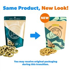 Winnie Lou Greens & Cheddar Pretzels Crunchy Dog Treats, 4-oz bag slide 2 of 4