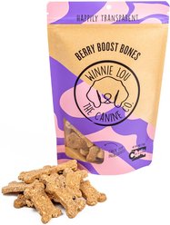 Winnie Lou Berry Boost Bones Crunchy Dog Treats, 4-oz bag
