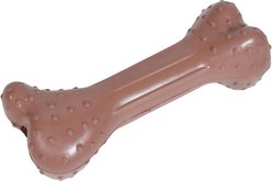 Our Green House Natural Rubber Treat Bone Dog Toy, Brown