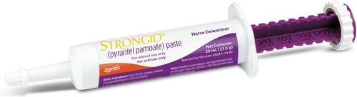 Show full view: STRONGID Pyrantel Pamoate Paste Dewormer for Horses, 20-ml syringe slide 3 of 7