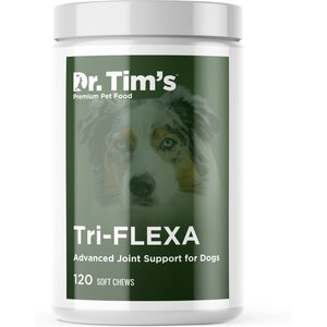 Dr. Tim's Tri-FLEXA All Breed Advanced Joint Support Soft Chew Dog Supplement, 120 count