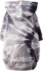 Pet Passion Rocky II The Extra Comfy Dog Hoodie, Black Tie Dye, Small slide 2 of 6