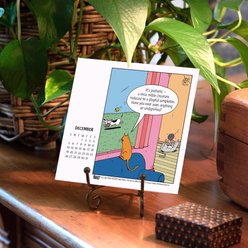 Maison de Papier 2027 Rubes Cat Cartoon Calendar slide 2 of 8