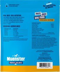 Muenster Perfect Balance Chicken Bites Freeze-Dried Dog Food, 12-oz bag slide 2 of 9