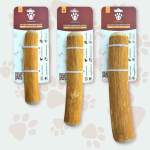Cinnapaws Ceylon Cinnamon Wood Dog Chew Toy, Small