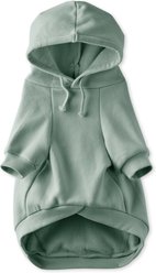 Pet Passion Rocky II The Extra Comfy Solid Color Dog Hoodie, Sage, Large