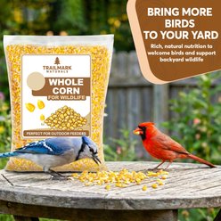 Trailmark Naturals Whole Corn Seed Wild Bird Food, 5-lb bag slide 2 of 7