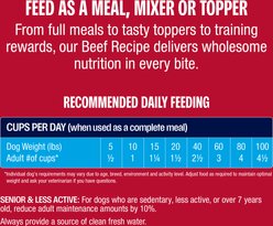 Muenster Perfect Balance Beef Bites Freeze-Dried Dog Food, 12-oz bag slide 2 of 9