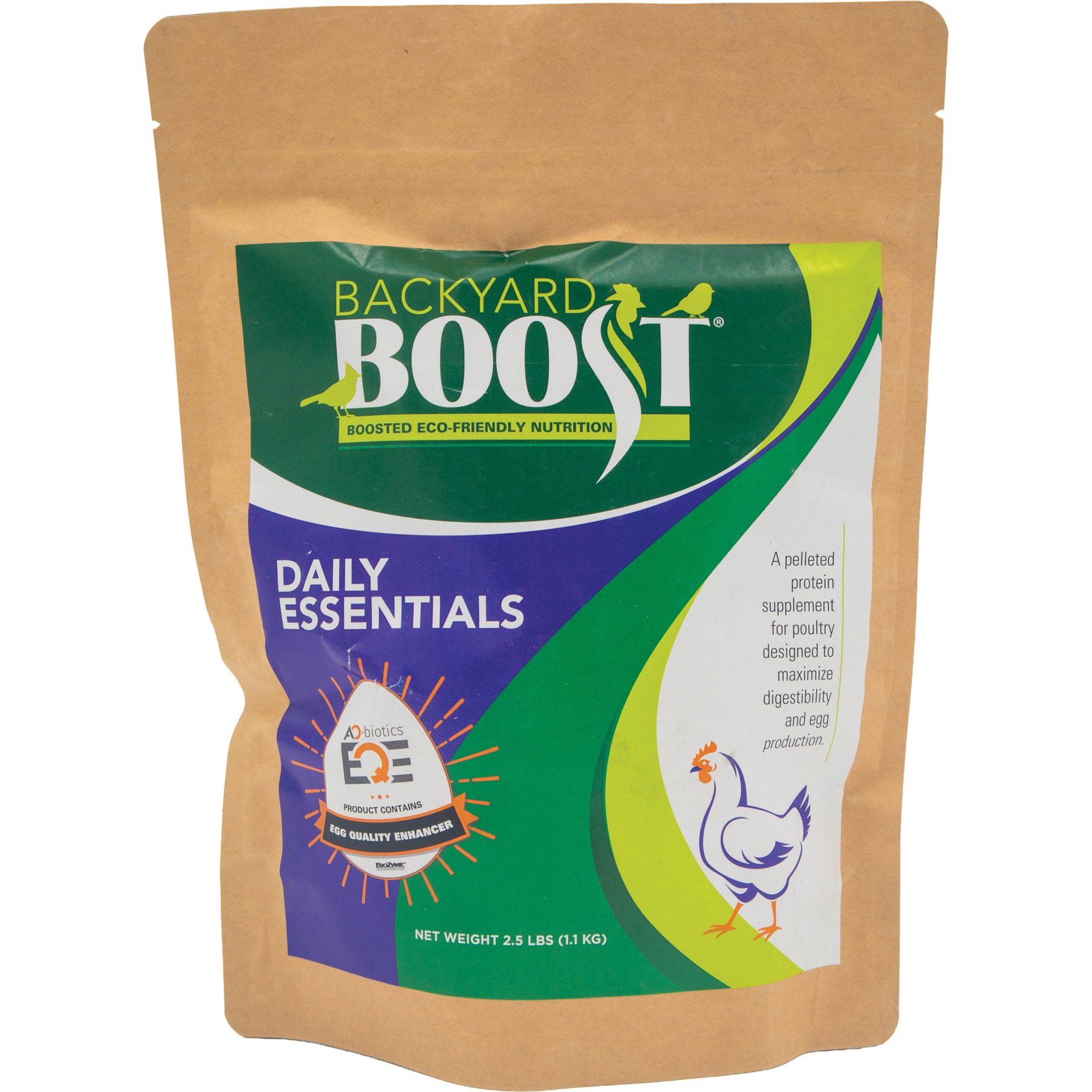 Backyard Boost Daily Essentials Digestive Health Pellets Chicken Vitamins, 2.5-lb bag