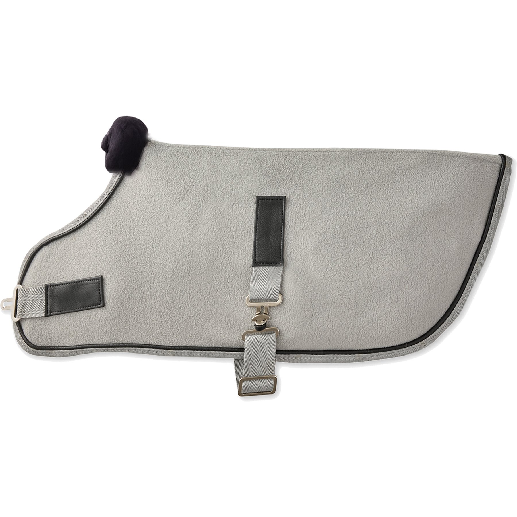 Pet Passion Preston II The Polar Fleece Dog Coat, Gray, X-Small