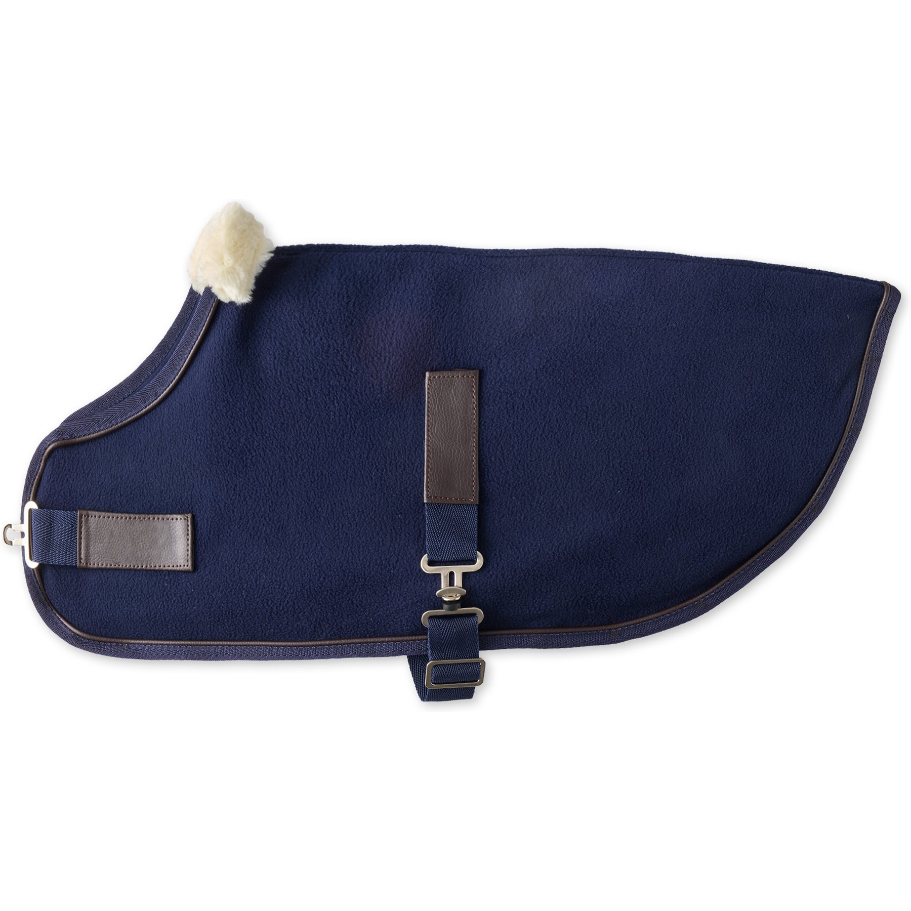 Pet Passion Preston II The Polar Fleece Dog Coat, Navy, XX-Large