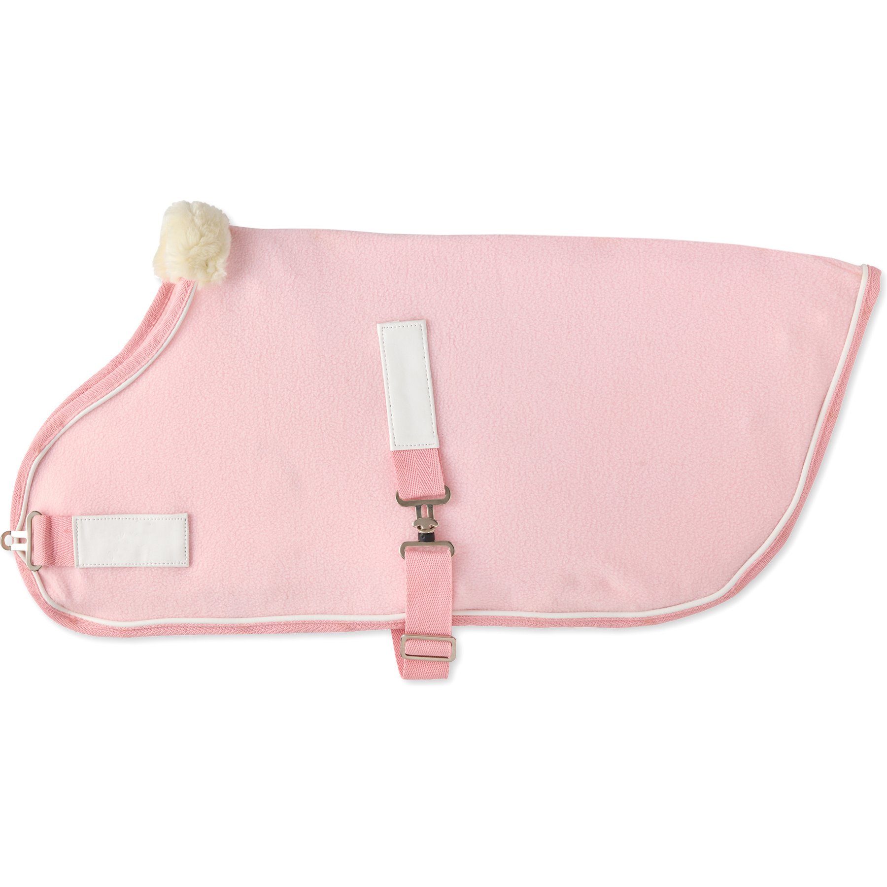 Pet Passion Preston II The Polar Fleece Dog Coat, Solid Pink, X-Large