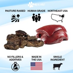 Max and Neo Dog Gear Grain-Free Beef Liver Freeze-Dried Dog Treats, 4.5-oz bag slide 2 of 4