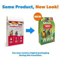ZuPreem FruitBlend Flavor with Natural Flavors Daily Parrot & Conure Bird Food, 17.5-lb bag slide 2 of 9