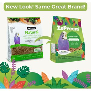 ZuPreem True Harvest Daily Small Bird Food, 2.25-lb bag