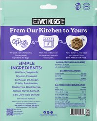 Wet Noses Soft Baked Human-Grade Superfood Soft & Chewy Dog Treats, 8-oz bag slide 2 of 2