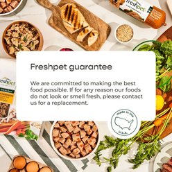 Freshpet Healthy & Natural Complete Nutrition Chicken Recipe Frozen Dog Food, 1-lb bag, case of 6 slide 2 of 9