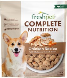 Freshpet Healthy & Natural Complete Nutrition Chicken Recipe Frozen Dog Food, 1-lb bag, case of 6