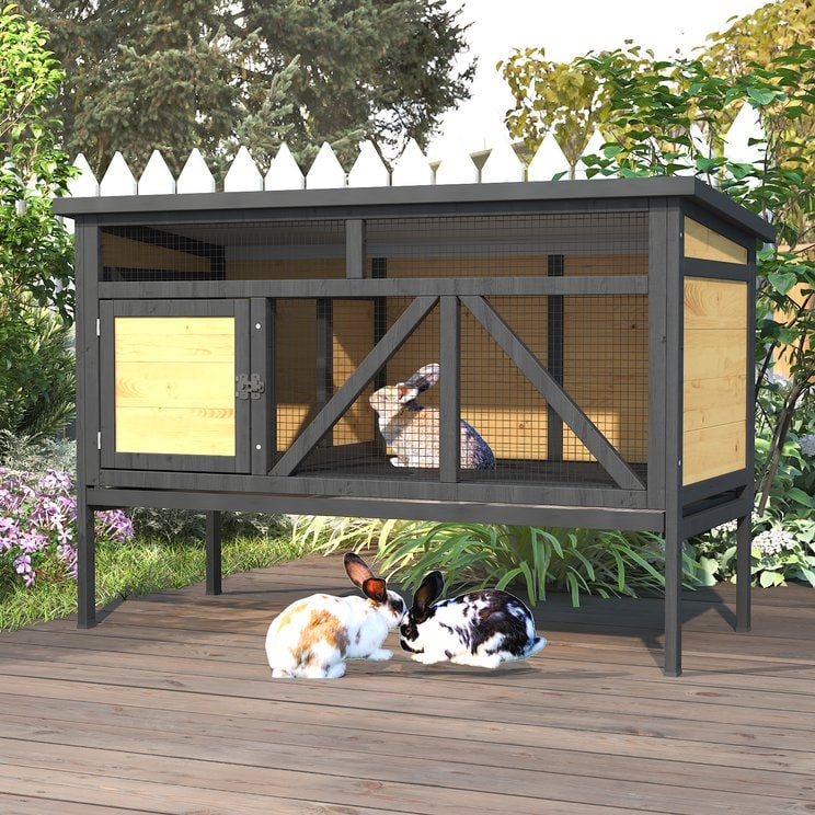 Real Rabbit Hutch Rabbit Hutches | Chewy