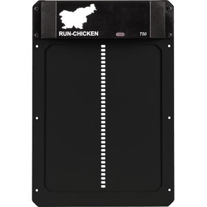 Run Chicken Classic Automatic Chicken Coop Door Opener with Timer, Onyx