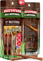 Beefeaters 12-in Dog Bully Sticks, 6 count
