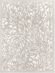Barefoot Dreams CozyChic Star Animal Throw Blanket, Cream/Sandstone