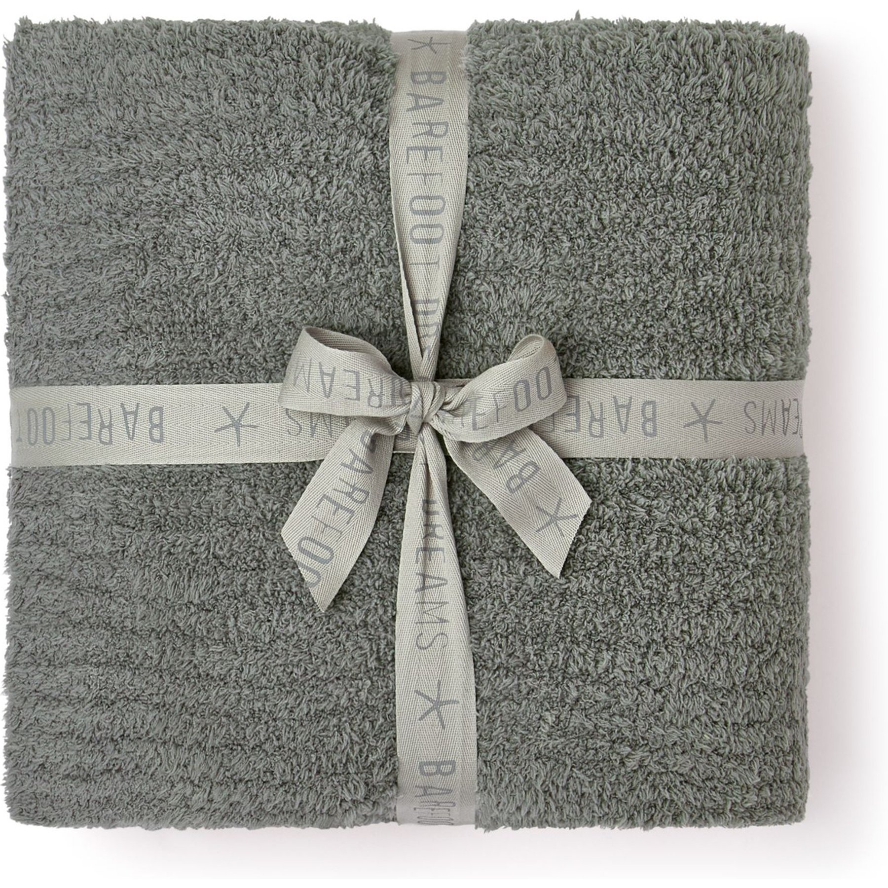 Barefoot Dreams CozyChic Ribbed Throw Blanket, Faded Hazel