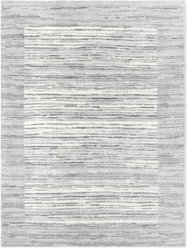 Barefoot Dreams CozyChic Space Dye Border Throw Blanket, Moonbeam Multi