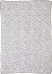 Barefoot Dreams CozyChic Barefoot in the Wild Throw Blanket, Cream/Stone