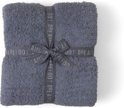 Barefoot Dreams CozyChic Throw Blanket, Graphite