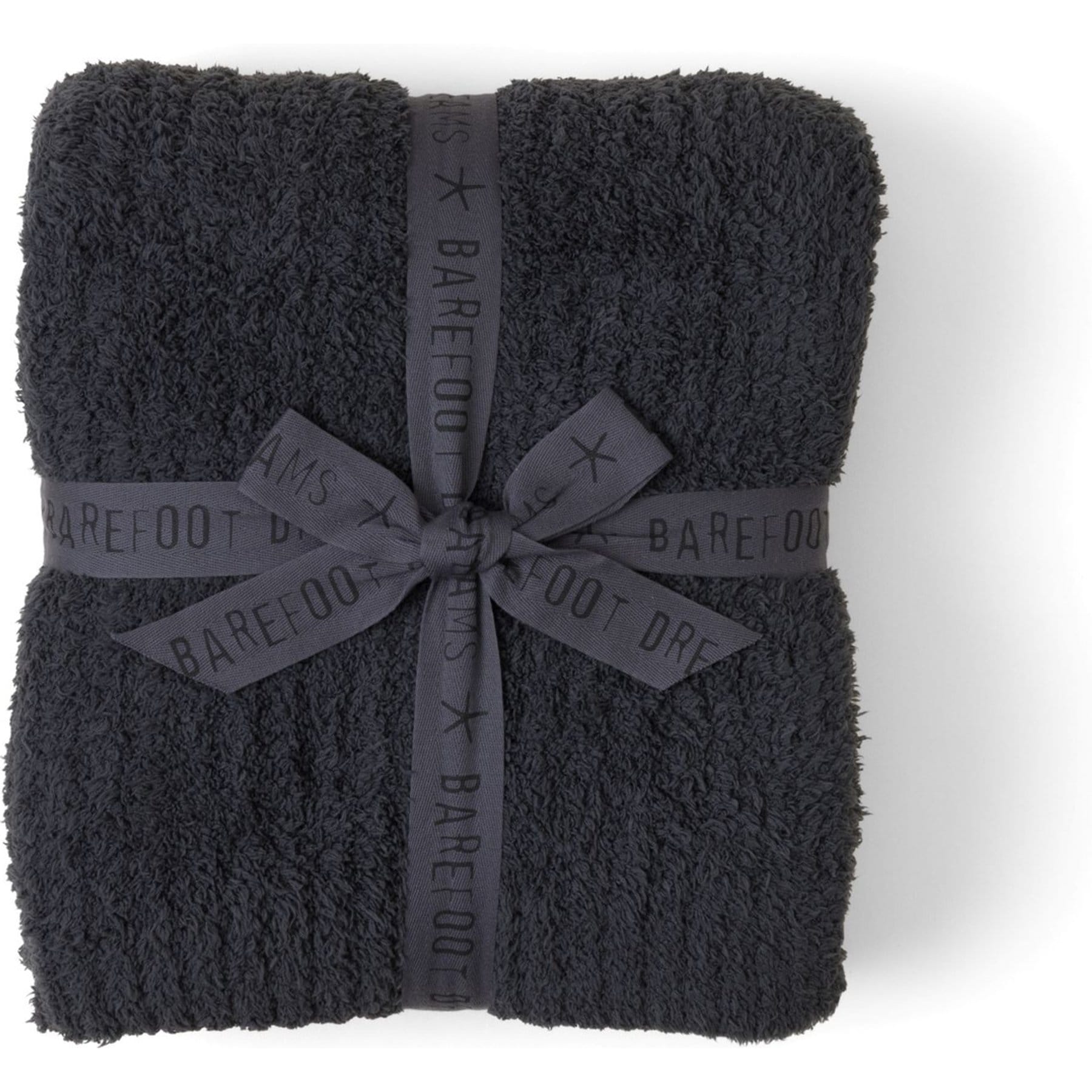 Barefoot Dreams CozyChic Ribbed Throw Blanket, Carbon