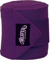 Weaver Equine 240G Polo Leg Wraps, 9-ft long, 1/2-in wide, 4 count, Grape