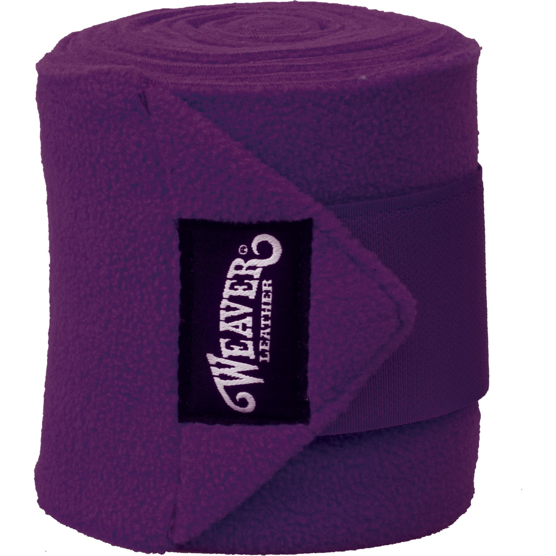 Weaver Equine 240G Polo Leg Wraps, 9-ft long, 1/2-in wide, 4 count, Grape