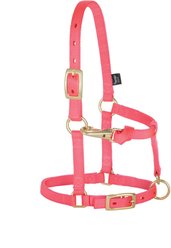 Weaver Equine Original Adjustable Halter, Average Mini: 5/8-in, Diva Pink
