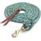 Show in main carousel: Weaver Equine Cowboy Horse Lead with Snap, 10-ft long, 5/8-in wide, Turquoise/Brown/Tan slide 2 of 7