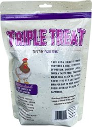 Fickle Fowl Triple Treat High Protein Chicken Treats, 10-oz bag slide 2 of 6