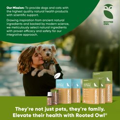 Rooted Owl Mobility & Calm Hemp Extract Bites Fish Flavored Calming Supplement for Dogs, 1.75-oz, 30 count slide 2 of 8
