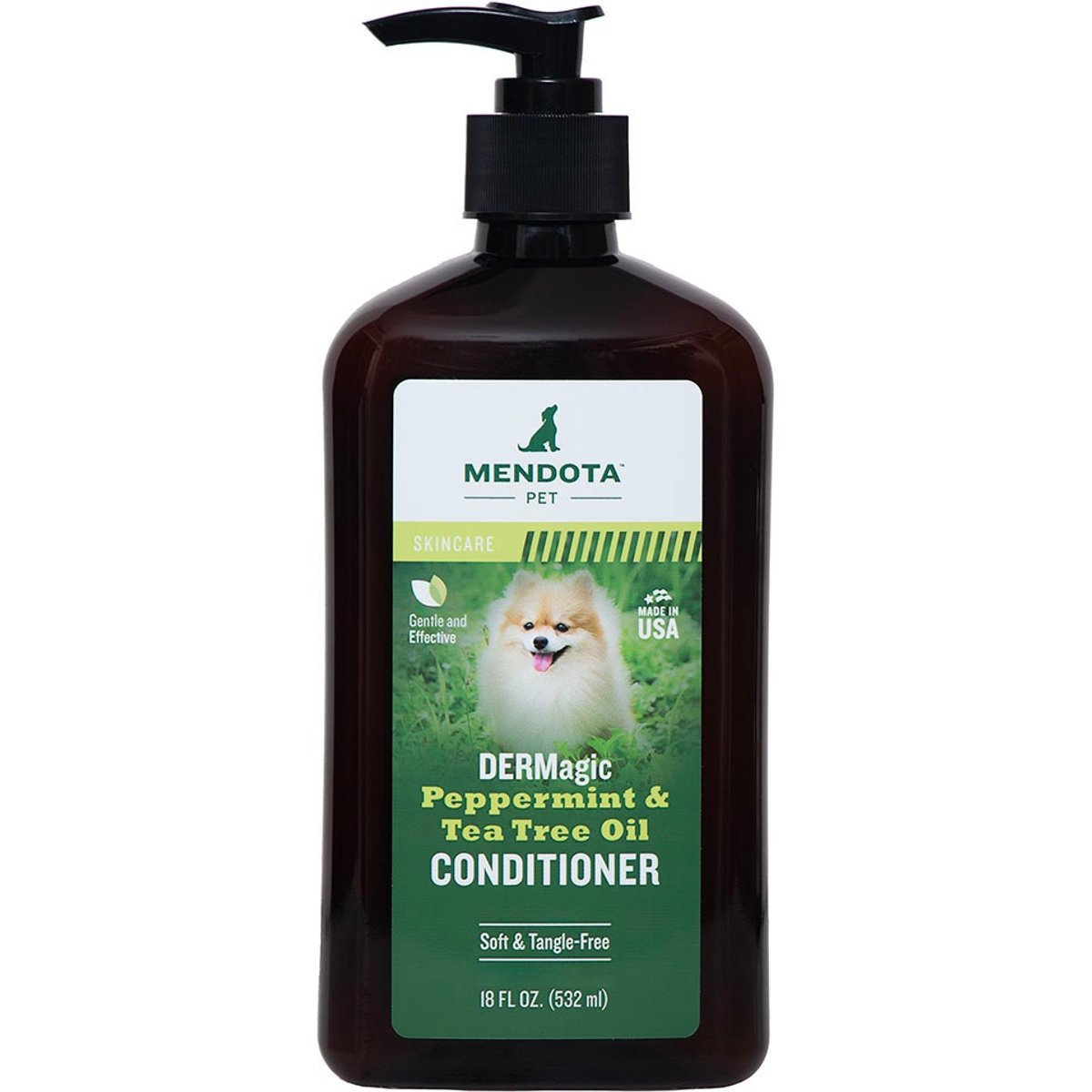 DERMagic Peppermint & Tea Tree Oil Dog Conditioner, 18-fl oz bottle