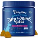 Zesty Paws Advanced Mobility Bites Chicken Flavored Soft Chews Glucosamine Hip & Joint Supplement for Senior Dogs, 90 count