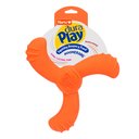 Hartz Dura Play Boomerang Bacon Scented Squeaky Latex Dog Toy, Color Varies, 1 count