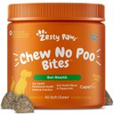Zesty Paws Chew No Poo Chicken Flavored Soft Chews Coprophagia Stool Eating Deterrent Digestive Supplement for Dogs, 90 count