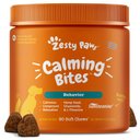 Zesty Paws Hemp Calming Bites Turkey Flavored Soft Chews Supplement for Dogs, 90 count