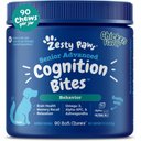 Zesty Paws Advanced Cognition Bites Chicken Flavored Soft Chews Brain & Nervous System Supplement for Senior Dogs, 90 count