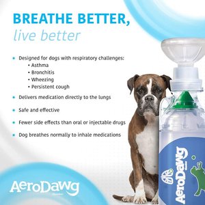 Trudell Animal Health AeroDawg Dog Asthma Aerosol Chamber, Small