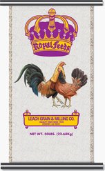 Leach High Octane with Cracked Corn Feed Chicken Food Mixer, 50-lb bag
