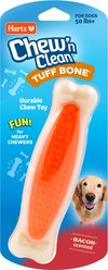 Hartz Chew 'n Clean Tuff Bone Tough Dog Chew Toy Toy, Color Varies, Large