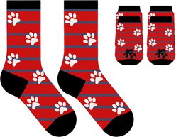 Furry Twinz Americana Pawmerica Matching Pet & Owner Fun Socks