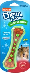 Hartz Chew 'n Clean Dental Duo Dog Treat & Chew Toy, Medium, 1 count