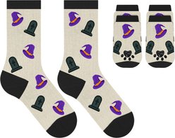 Furry Twinz Halloween Grave Tomb Matching Pet & Owner Fun Socks